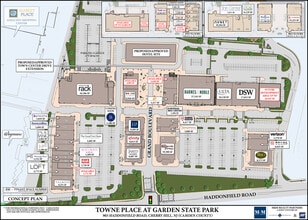 901-957 Haddonfield Rd, Cherry Hill, NJ à louer Plan de site– Image 1 sur 1