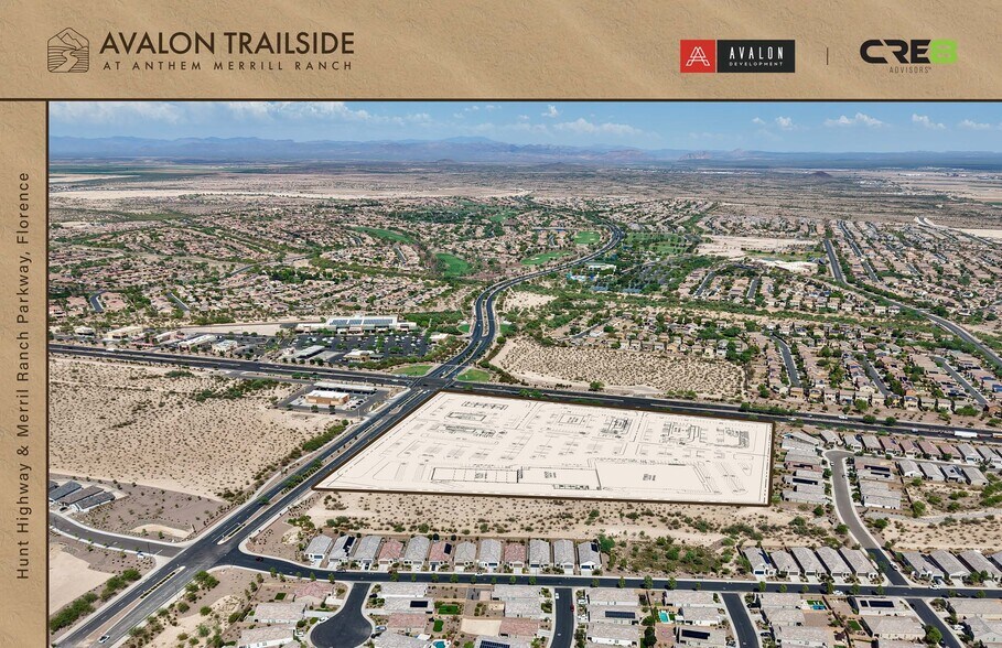 SWC Hunt Highway & Merrill Ranch Parkway, Florence, AZ à vendre - Photo de l’immeuble – Image 2 sur 6