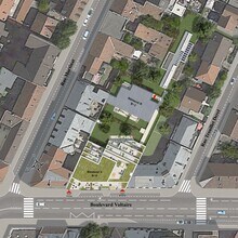 192 Boulevard Voltaire, Asnières-sur-Seine à louer Plan de site– Image 2 sur 3