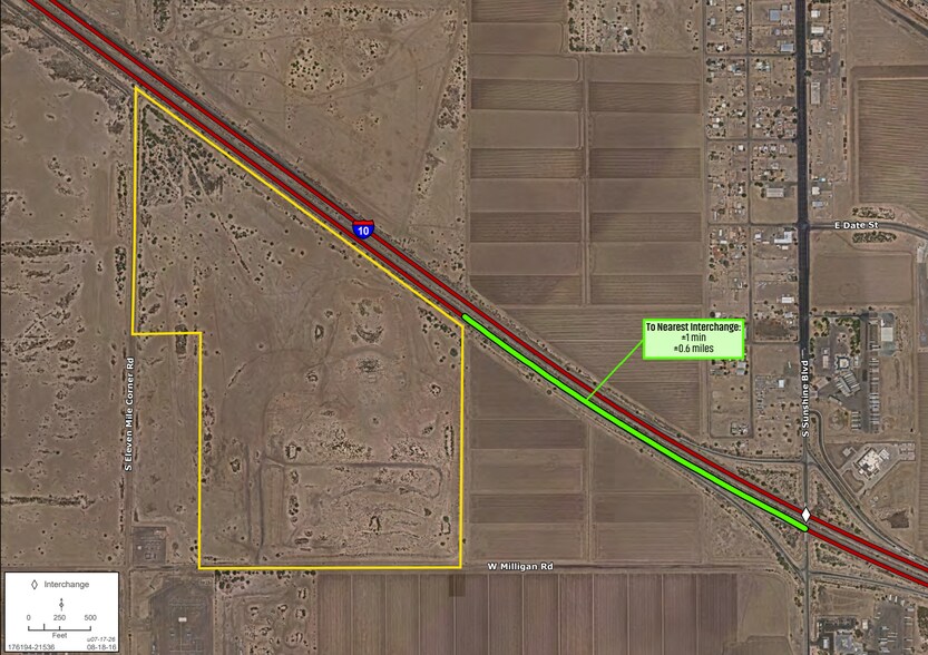 Interstate 10 and Eleven Mile Corner Road, Eloy, AZ à vendre - Photo de l’immeuble – Image 2 sur 3