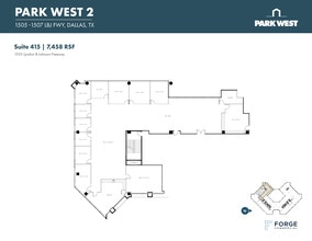 1501-1507 Lyndon B Johnson Fwy, Dallas, TX à louer Plan d’étage– Image 1 sur 2