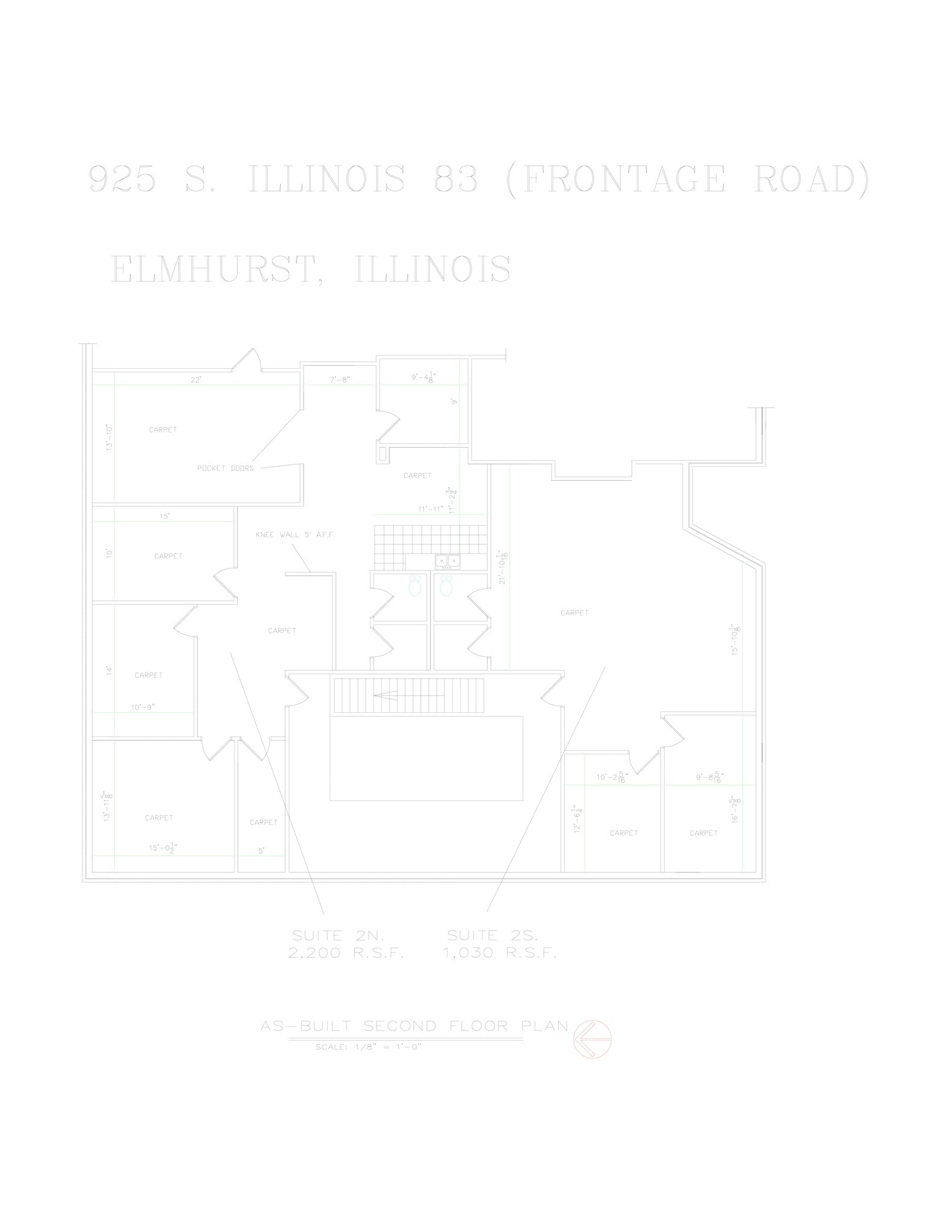 910 Riverside Dr, Elmhurst, IL à louer Plan de site– Image 1 sur 1