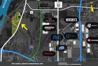 Plus de détails pour Illinois Route 3 Rt, Granite City, IL - Terrain à vendre