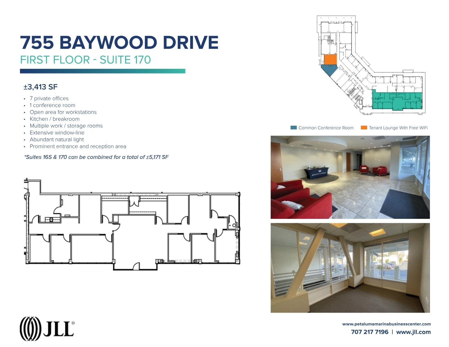 755-775 Baywood Dr, Petaluma, CA à louer Plan d’étage– Image 1 sur 5