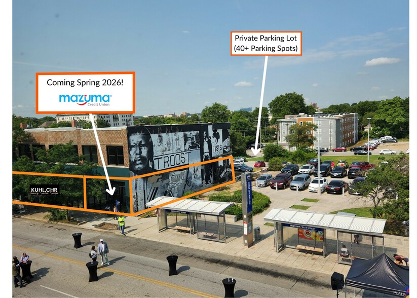 3104-3116 Troost Ave, Kansas City, MO à louer - Photo principale – Image 1 sur 11