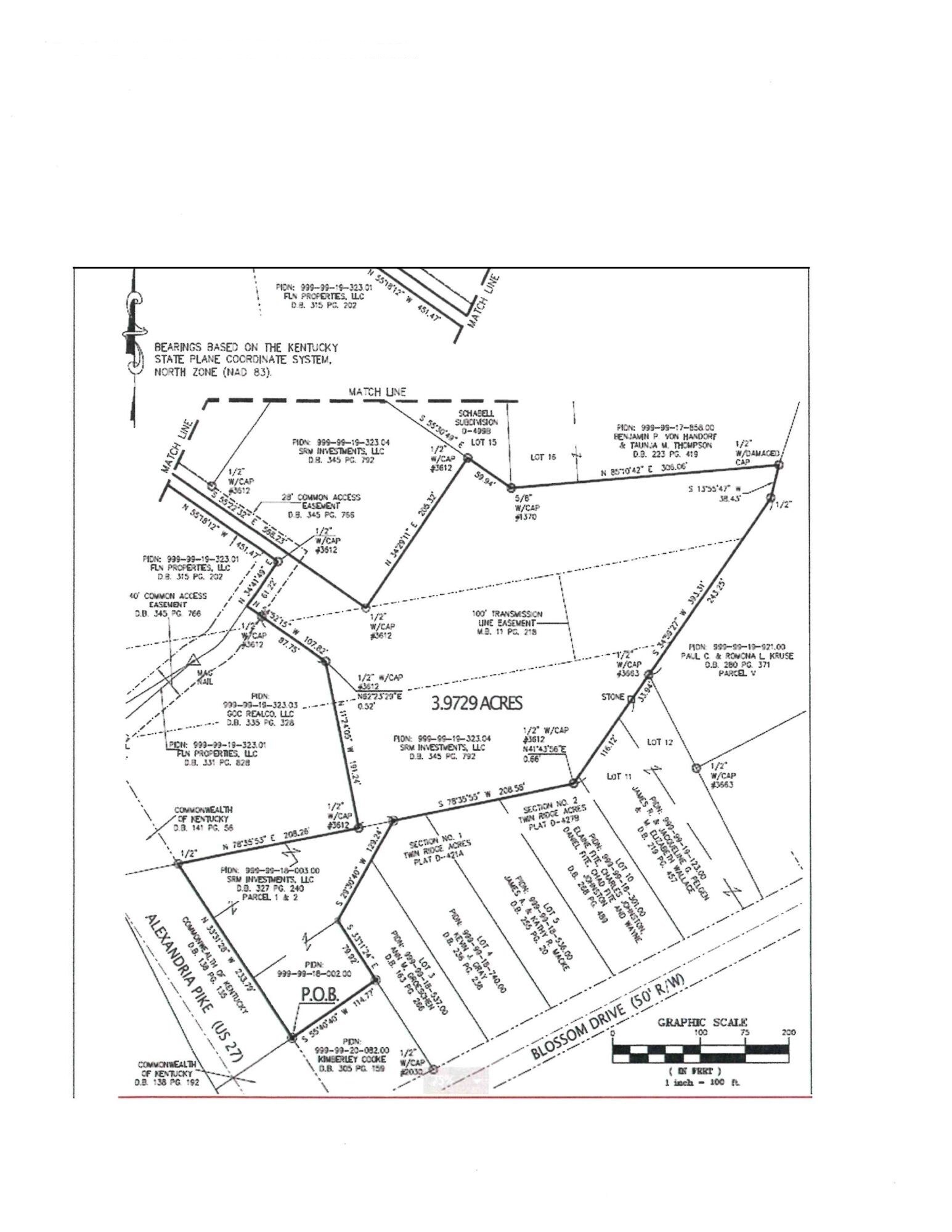 US 27 & Windsor Drive, Cold Spring, KY à vendre Plan cadastral– Image 1 sur 3