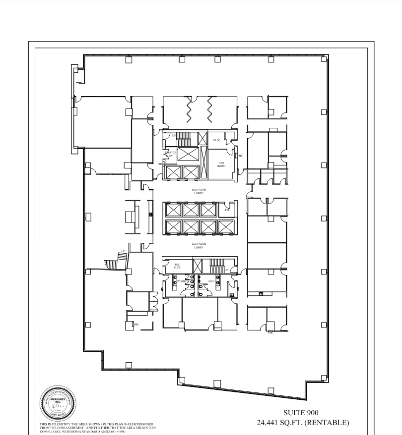 5140 Yonge St, Toronto, ON à louer Plan d’étage– Image 1 sur 1