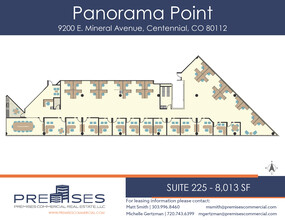 9200 E Mineral Ave, Centennial, CO à louer Plan d’étage– Image 1 sur 2