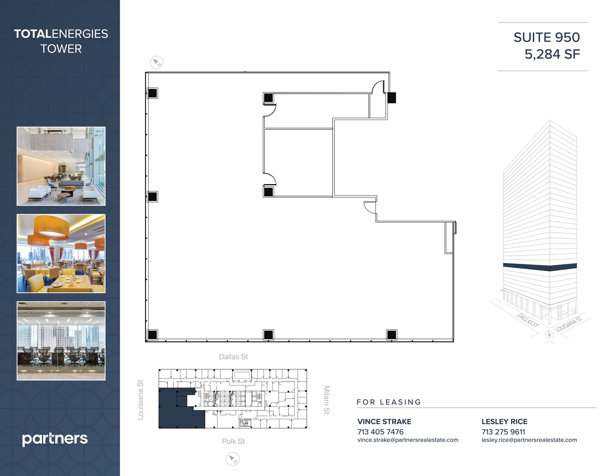 1201 Louisiana St, Houston, TX à louer Plan de site– Image 1 sur 2