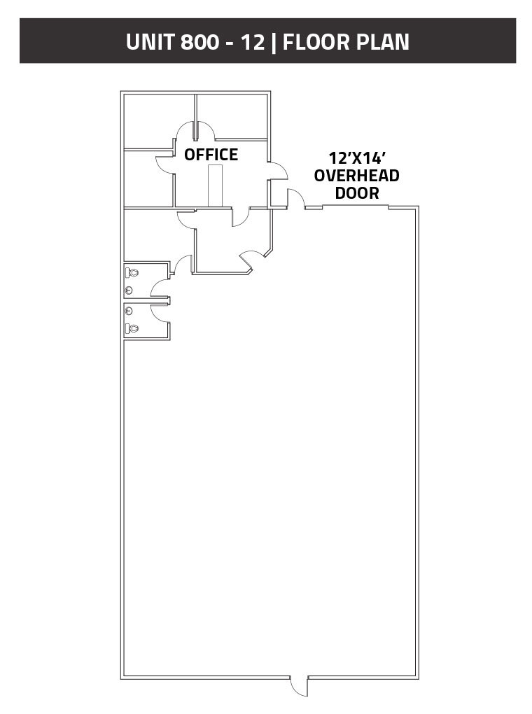 800-850 E 73rd Ave, Denver, CO à louer Plan d’étage– Image 1 sur 1