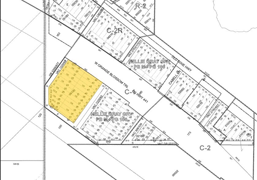 660 W Orange Blossom Trl, Apopka, FL à vendre - Plan cadastral – Image 3 sur 5