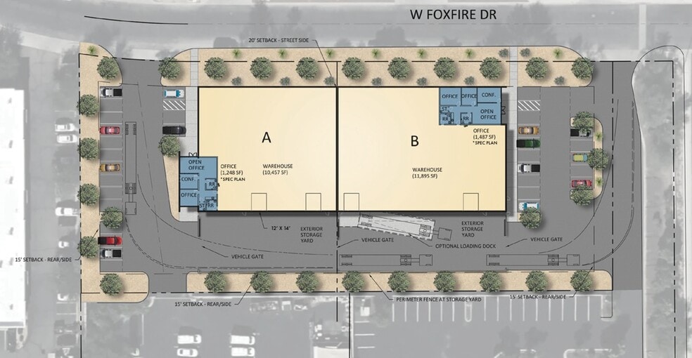Foxfire Industrial (Proposed) portefeuille de 2 biens à vendre sur LoopNet.fr - Plan de site – Image 3 sur 5