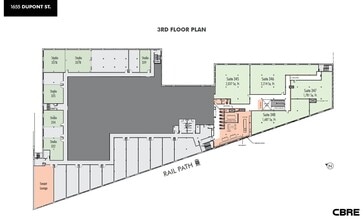 1655 Dupont St, Toronto, ON à louer Plan d’étage– Image 1 sur 1