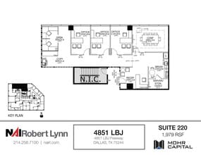 4851 Lyndon B Johnson Fwy, Dallas, TX à louer Plan d’étage– Image 1 sur 1