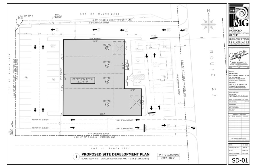 363 Route 23, Pompton Plains, NJ à louer - Plan de site – Image 1 sur 6