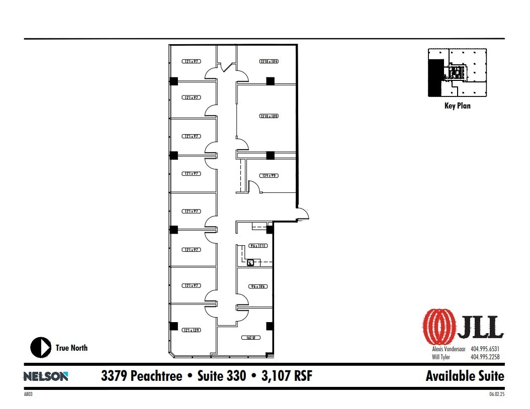 3379 Peachtree Rd NE, Atlanta, GA à louer Plan d’étage– Image 1 sur 1