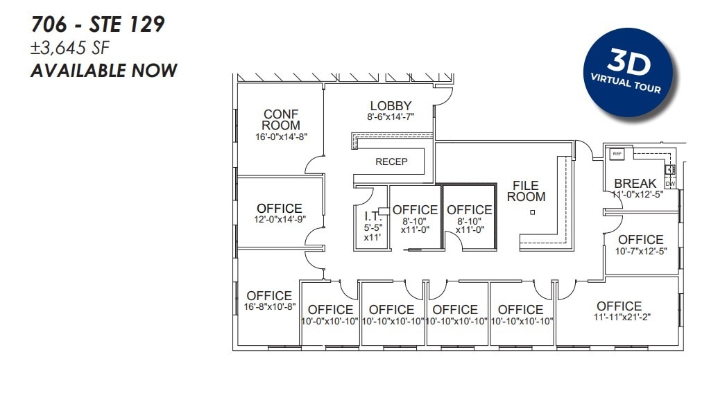 702 E Bell Rd, Phoenix, AZ à louer Plan d’étage– Image 1 sur 1