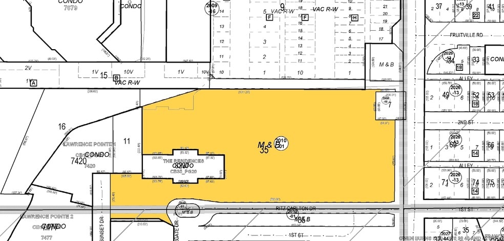 1111 Ritz Carlton Dr, Sarasota, FL à louer - Plan cadastral – Image 3 sur 8
