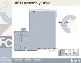 4611 Assembly Dr, Lanham, MD à louer Plan d’étage– Image 1 sur 1