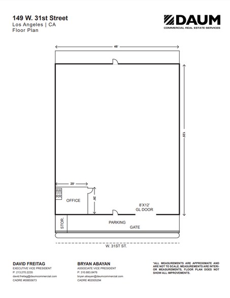 149 W 31st St, Los Angeles, CA à vendre - Plan d’étage – Image 2 sur 7