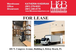 Plus de détails pour 601 N Congress Ave, Delray Beach, FL - Industriel/Logistique à louer