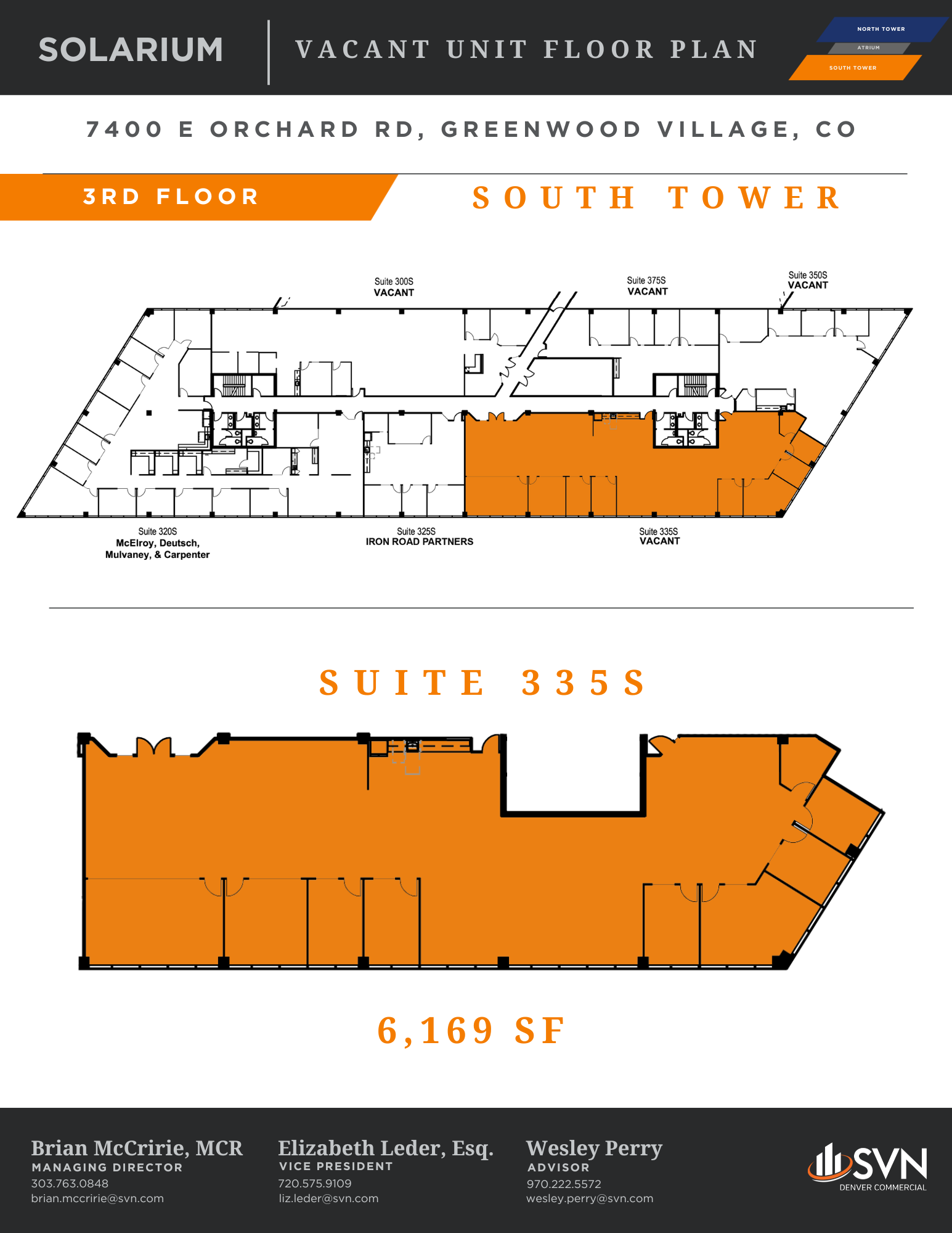 7400 E Orchard Rd, Greenwood Village, CO à louer Plan d’étage– Image 1 sur 1