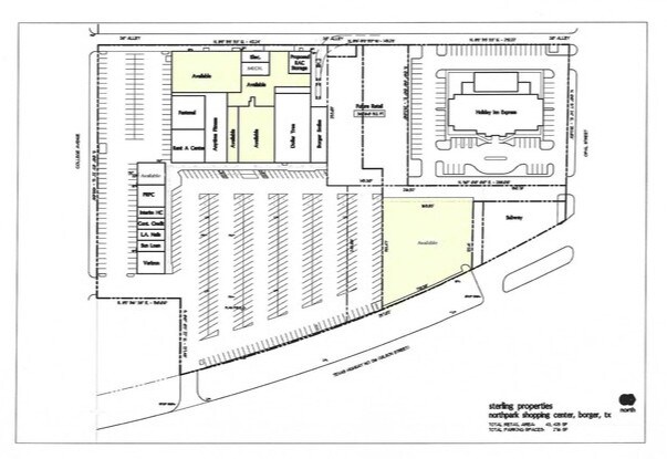 1303-1331 W Wilson St, Borger, TX à louer - Plan de site – Image 2 sur 9