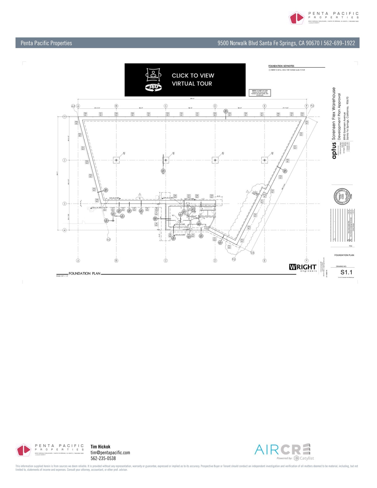 8950 Sorensen Ave, Santa Fe Springs, CA à louer Plan de site– Image 1 sur 1