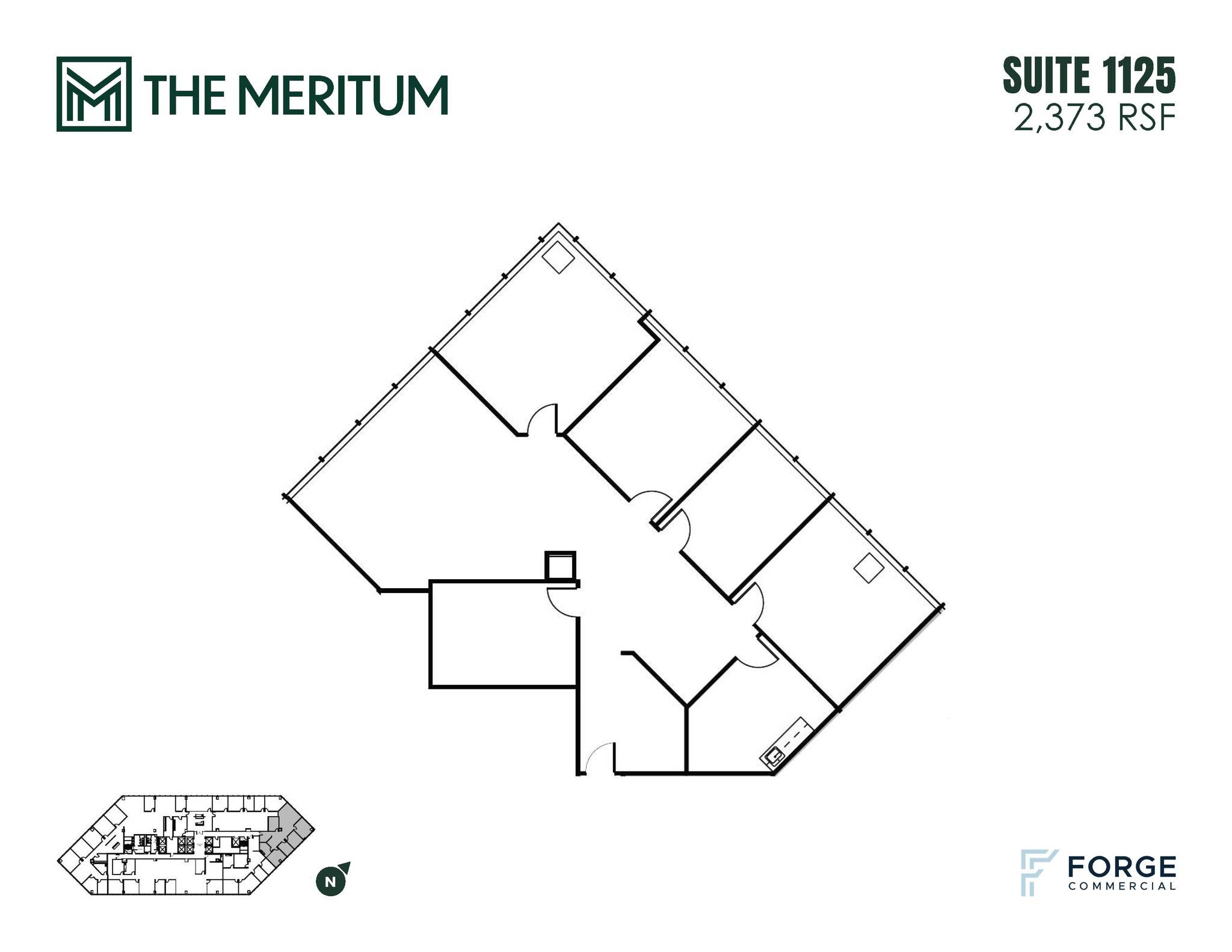 12221 Merit Dr, Dallas, TX à louer Plan d’étage– Image 1 sur 1