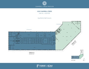 2240 Campbell Creek Blvd, Richardson, TX à louer Plan d’étage– Image 1 sur 2