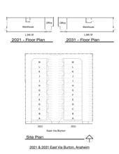 2031 E Via Burton St, Anaheim, CA à louer Plan de site– Image 1 sur 1