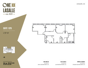 1 N La Salle St, Chicago, IL à louer Plan d’étage– Image 1 sur 1