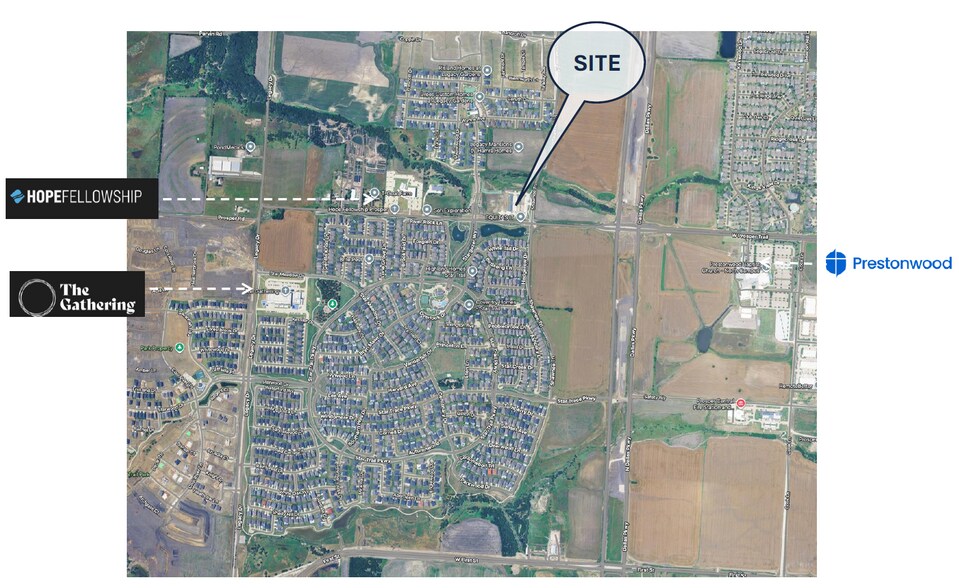 1630 W Prosper Trl, Prosper, TX à louer - Aérien – Image 2 sur 4