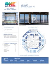 One World Trade Center, New York, NY à louer Plan d’étage– Image 1 sur 1