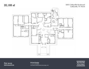 6805 Colleyville Blvd, Colleyville, TX à louer Plan d’étage– Image 1 sur 2