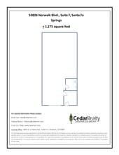 10826 Norwalk Blvd, Santa Fe Springs, CA à louer Plan de site– Image 2 sur 3