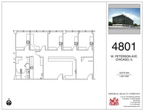 4801 W Peterson Ave, Chicago, IL à louer Plan de site– Image 2 sur 2