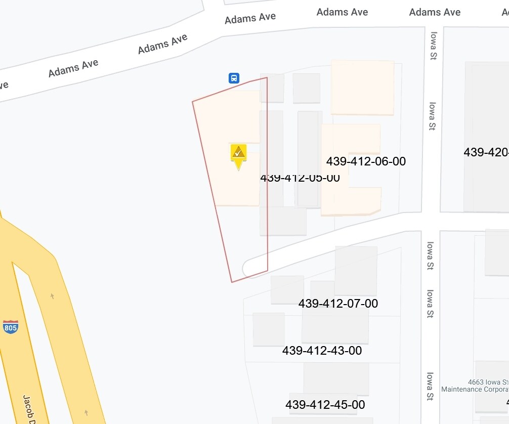 3131-3149 Adams Ave, San Diego, CA à vendre Plan cadastral– Image 1 sur 31