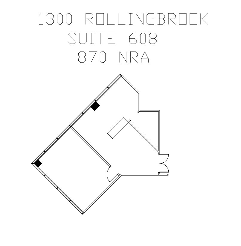 1300 Rollingbrook Dr, Baytown, TX à louer Plan d’étage– Image 1 sur 1