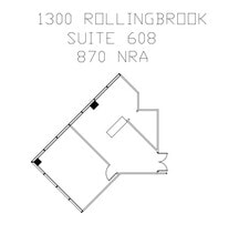1300 Rollingbrook Dr, Baytown, TX à louer Plan d’étage– Image 1 sur 1