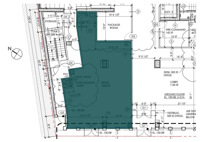 64 Centre Ave, New Rochelle, NY à louer Plan d’étage– Image 1 sur 3