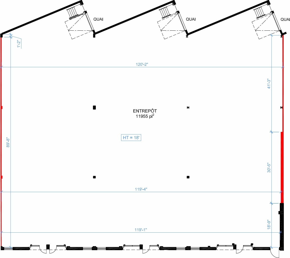 625-669 Av Godin, Québec, QC à louer Plan d’étage– Image 1 sur 3