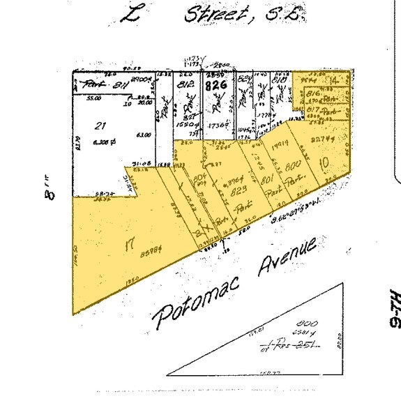 810 Potomac Ave SE, Washington, DC à louer - Plan cadastral – Image 3 sur 12