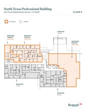 2817 S Mayhill Rd, Denton, TX à louer Plan d’étage– Image 1 sur 1