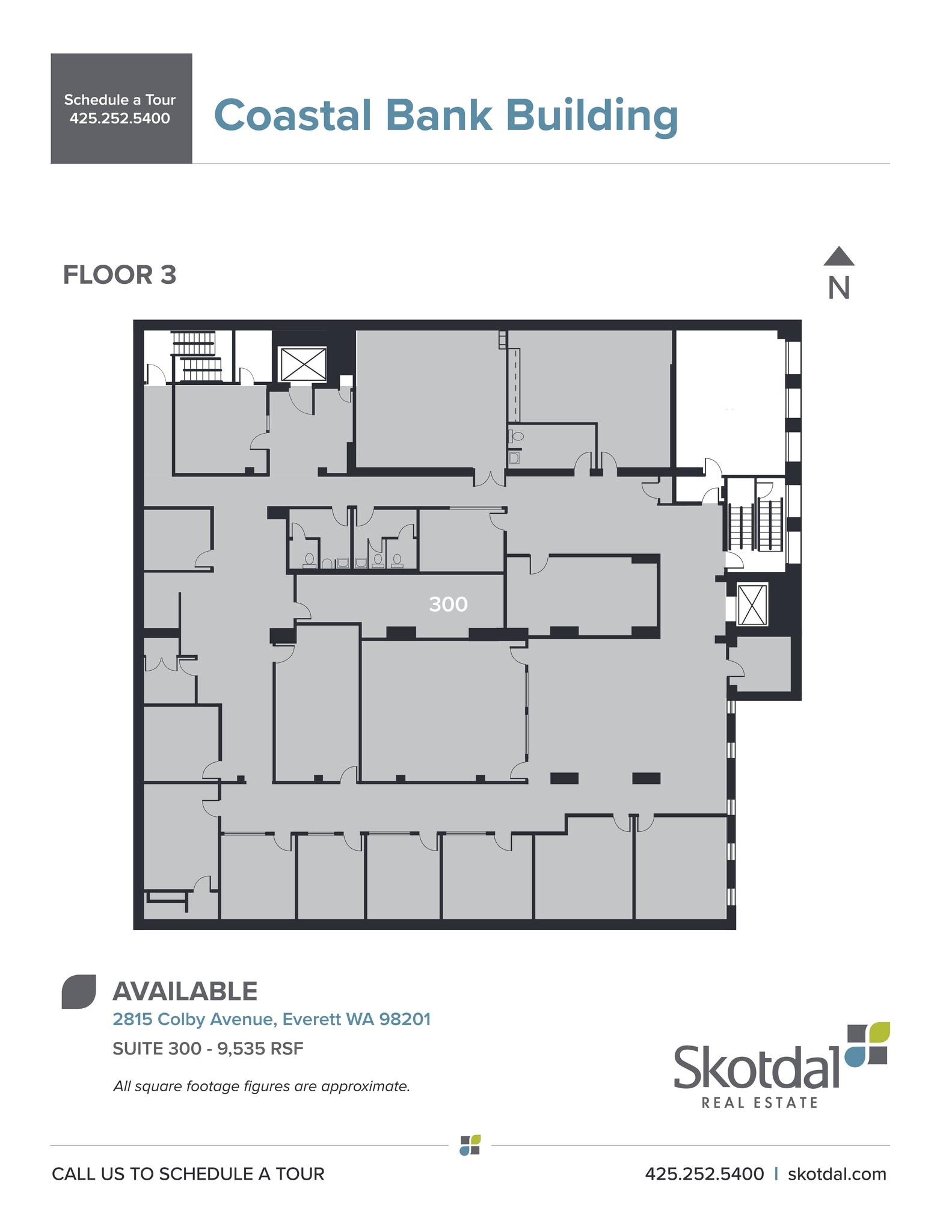 2815 Colby Ave, Everett, WA à louer Plan de site– Image 1 sur 5