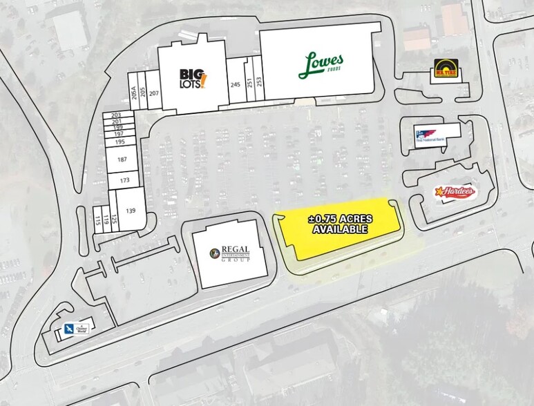 New Market Center, Boone, NC à louer - Plan de site – Image 3 sur 3