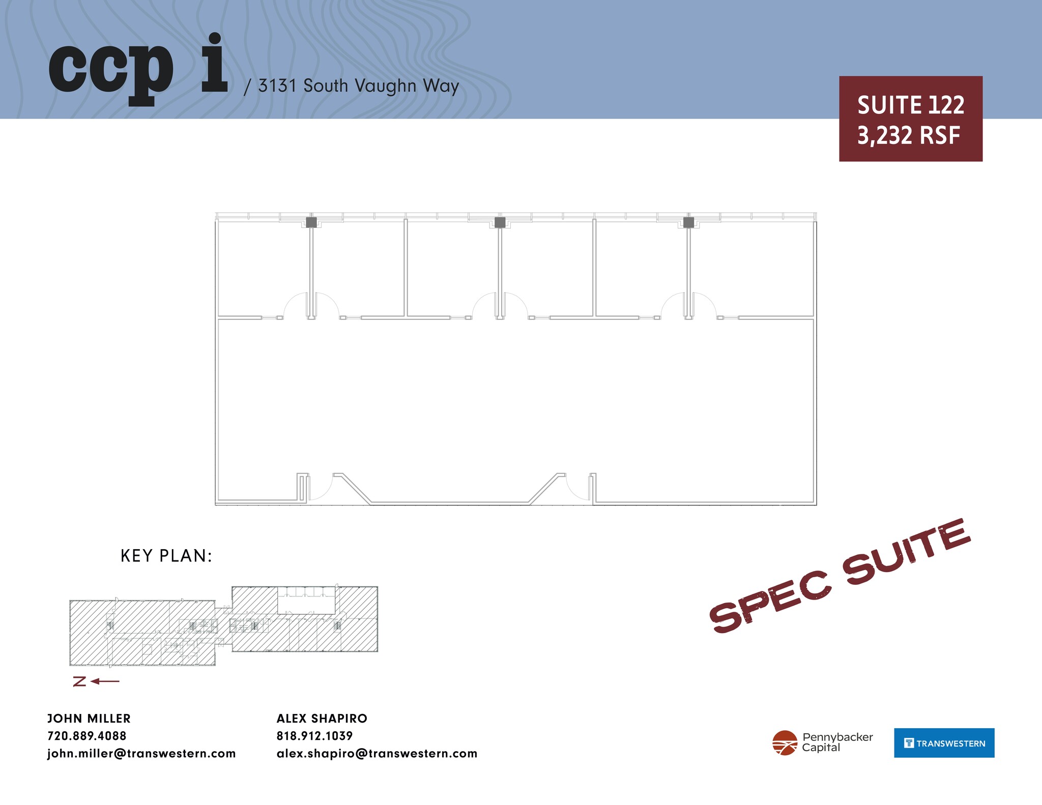 3131 S Vaughn Way, Aurora, CO à louer Plan de site– Image 1 sur 2