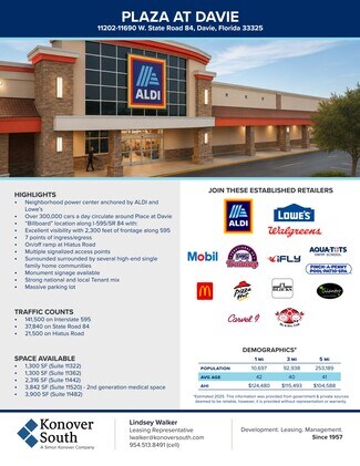 Plus de détails pour 11200-11620 W State Road 84, Davie, FL - Local commercial à louer