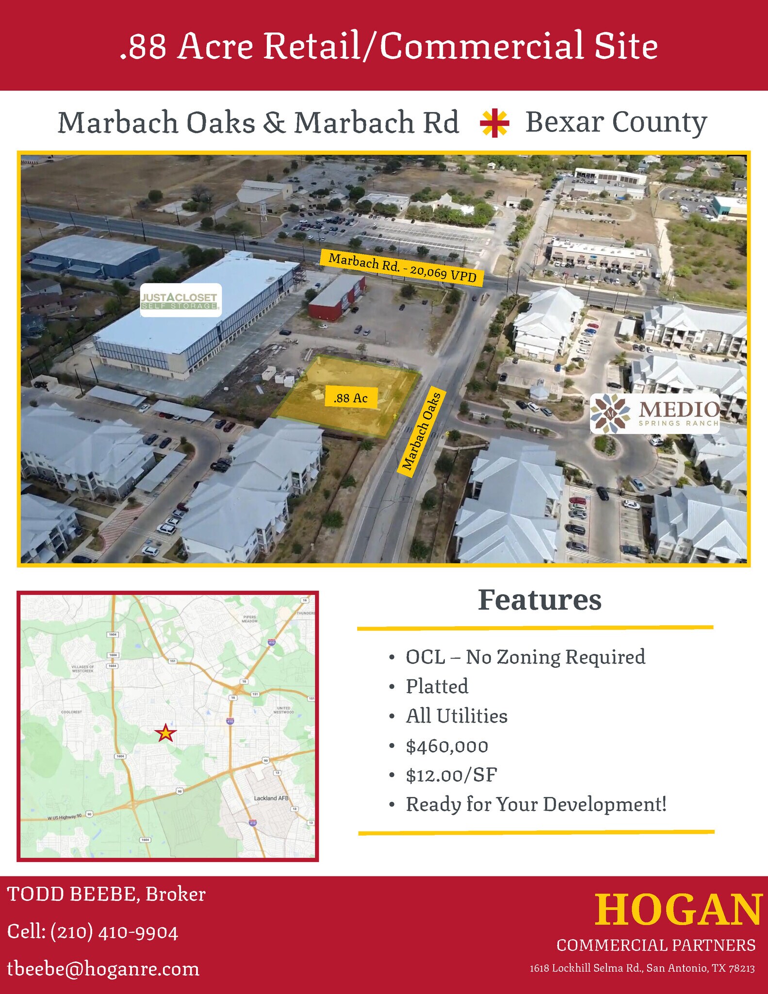 Marbach Oaks & Marbach Rd, San Antonio, TX à vendre Photo de l’immeuble– Image 1 sur 4