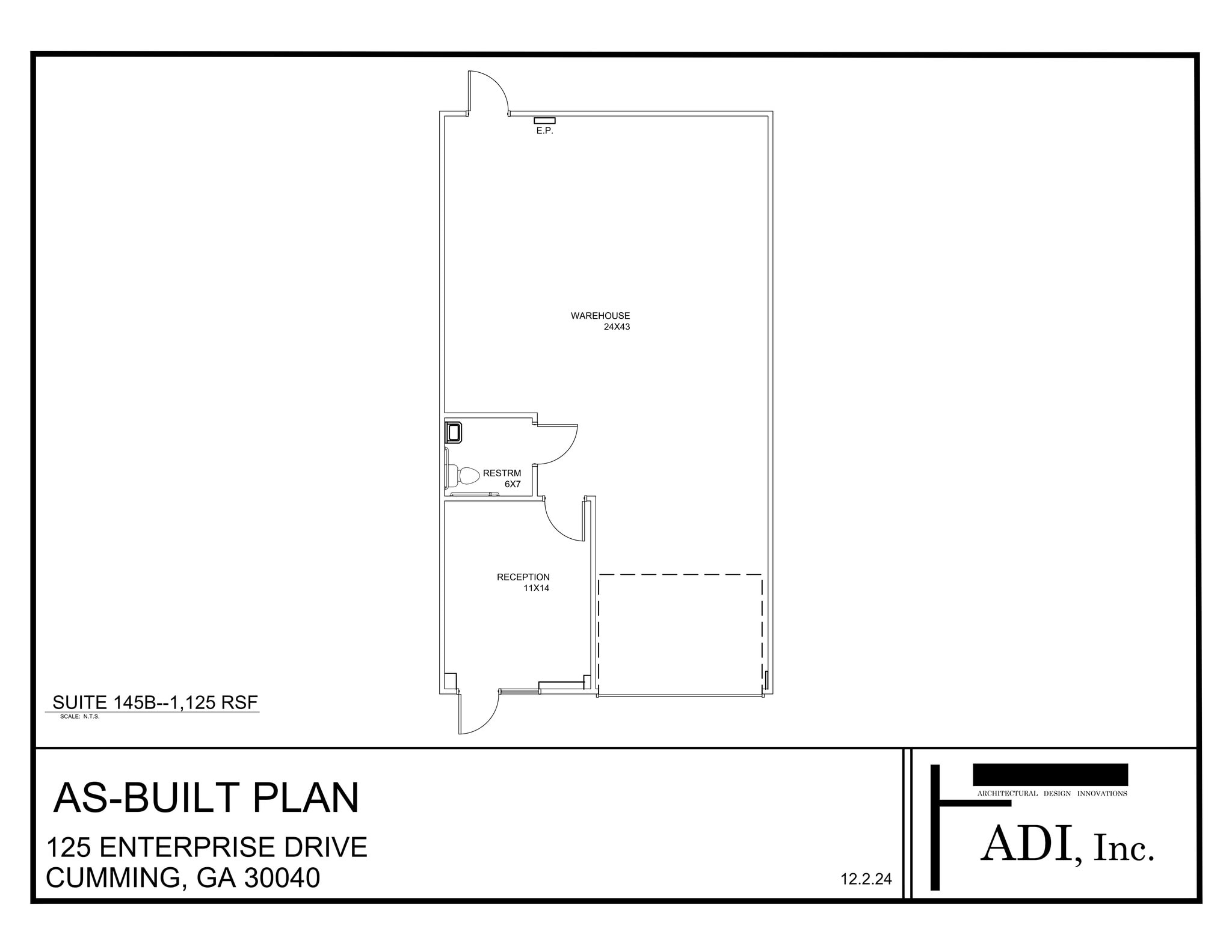 105 Enterprise Dr, Cumming, GA à louer Plan de site– Image 1 sur 1